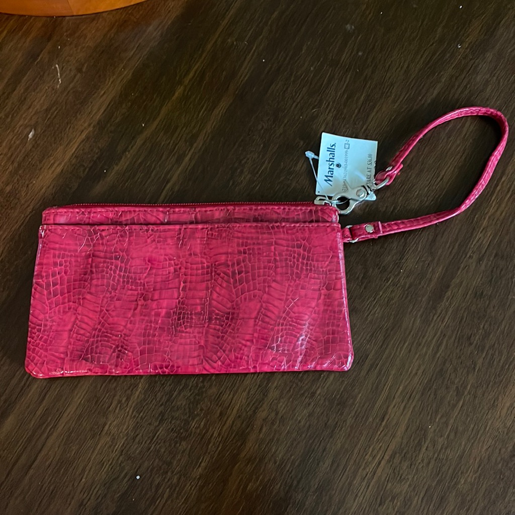 Hot Pink Wristlet-New